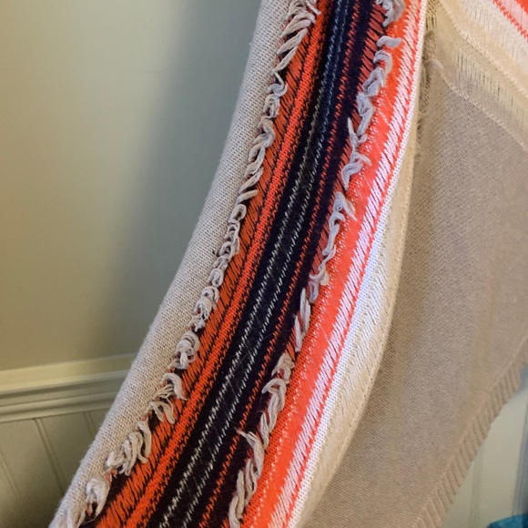 Ella Moss Deva Vest Fringe Tribal Knit Cardigan XS - Picture 10 of 14